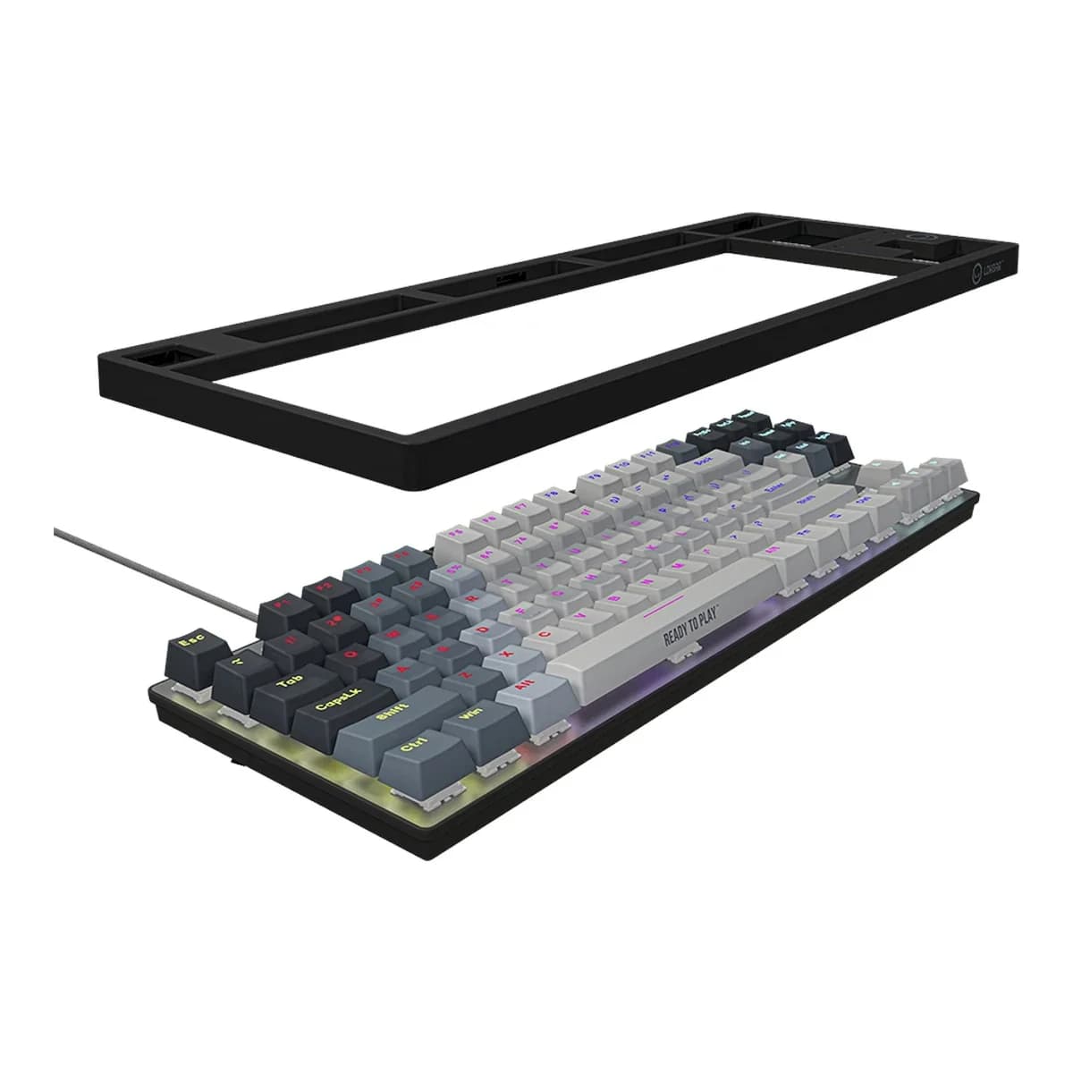 LORGAR Tastatura Mehanicka Gaming Azar 514TKL, USB, Dream Switches, TKL, RGB, White