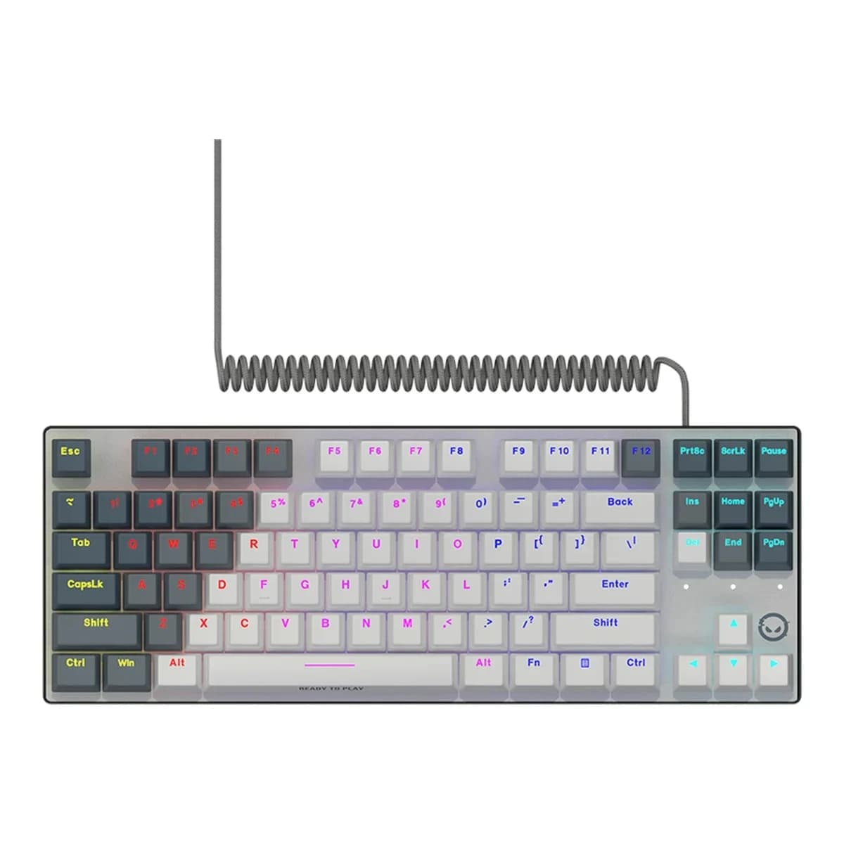 LORGAR Tastatura Mehanicka Gaming Azar 514TKL, USB, Dream Switches, TKL, RGB, White