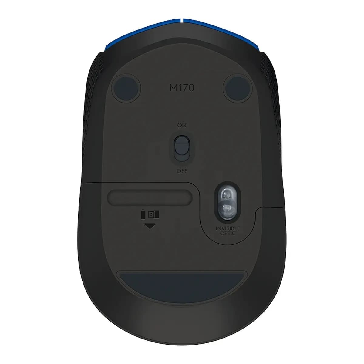 Logitech Bežični Miš M171 - Pouzdan, Ergonomski, 2.4GHz, Plavi
