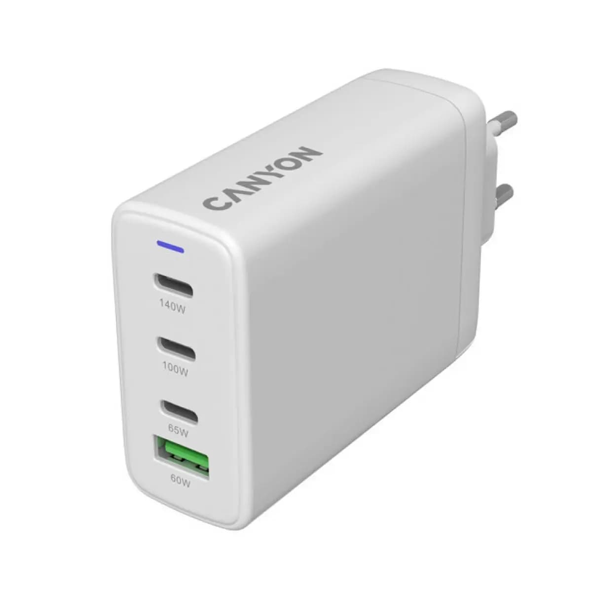 CANYON charger CU140ACC GaN 150W 3xPD 1xQC EU White