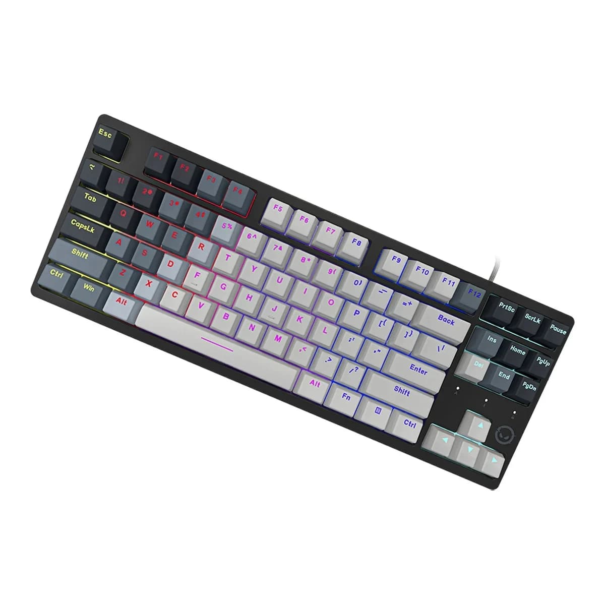 LORGAR Tastatura Mehanicka Gaming Azar 514TKL, USB, Dream Switches, TKL, RGB, White