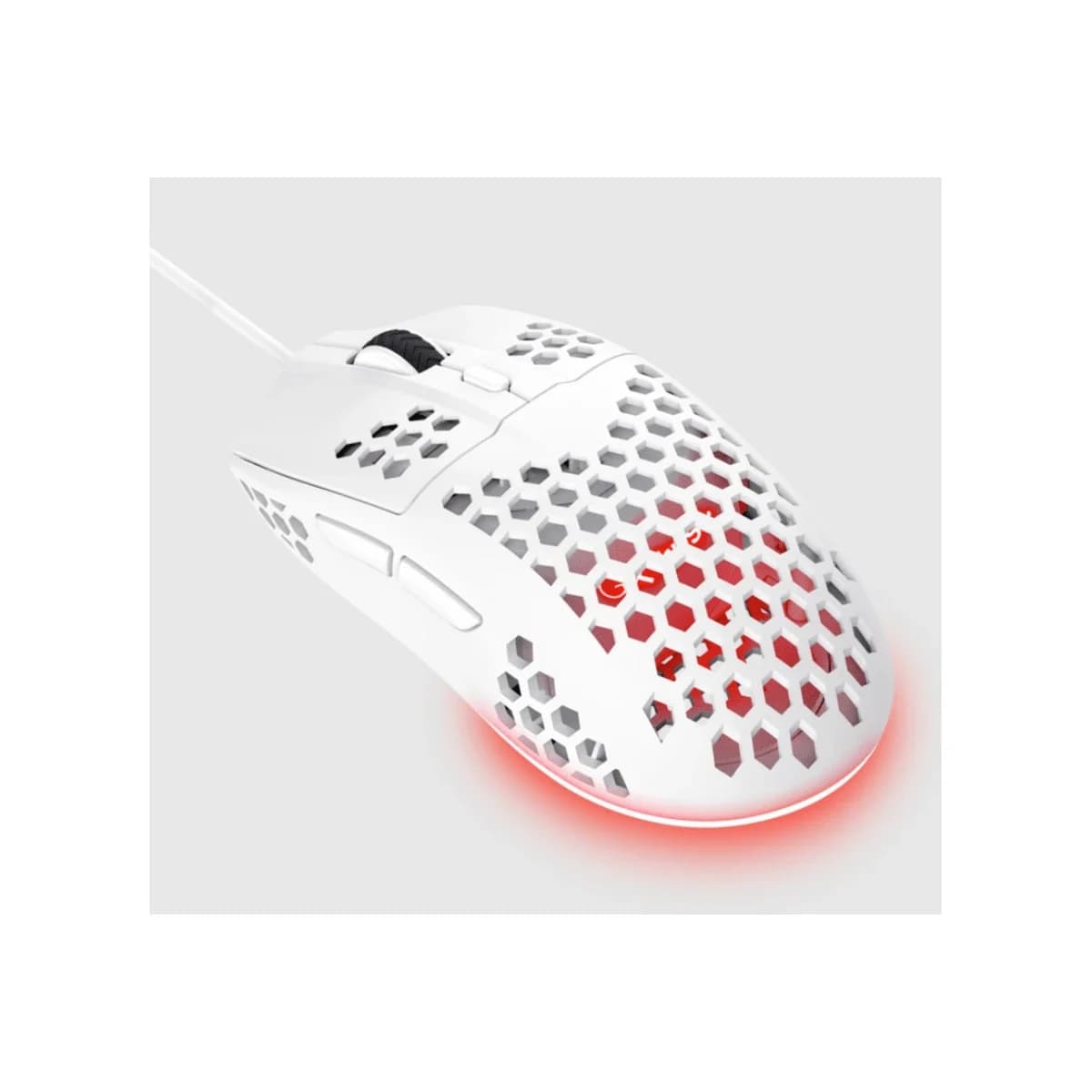 Trust GXT928 Helox RGB gamingmiš, ultra lagan, 6400 dpi,žičani, bijeli