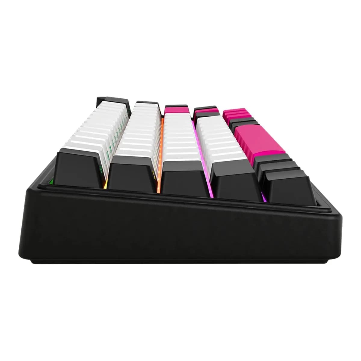 LORGAR Tastatura Bezicna Mehanicka Gaming KBP70MW, Bluetooth/2.4GHz/USB, Toxic Purple Switch, 65%, RGB