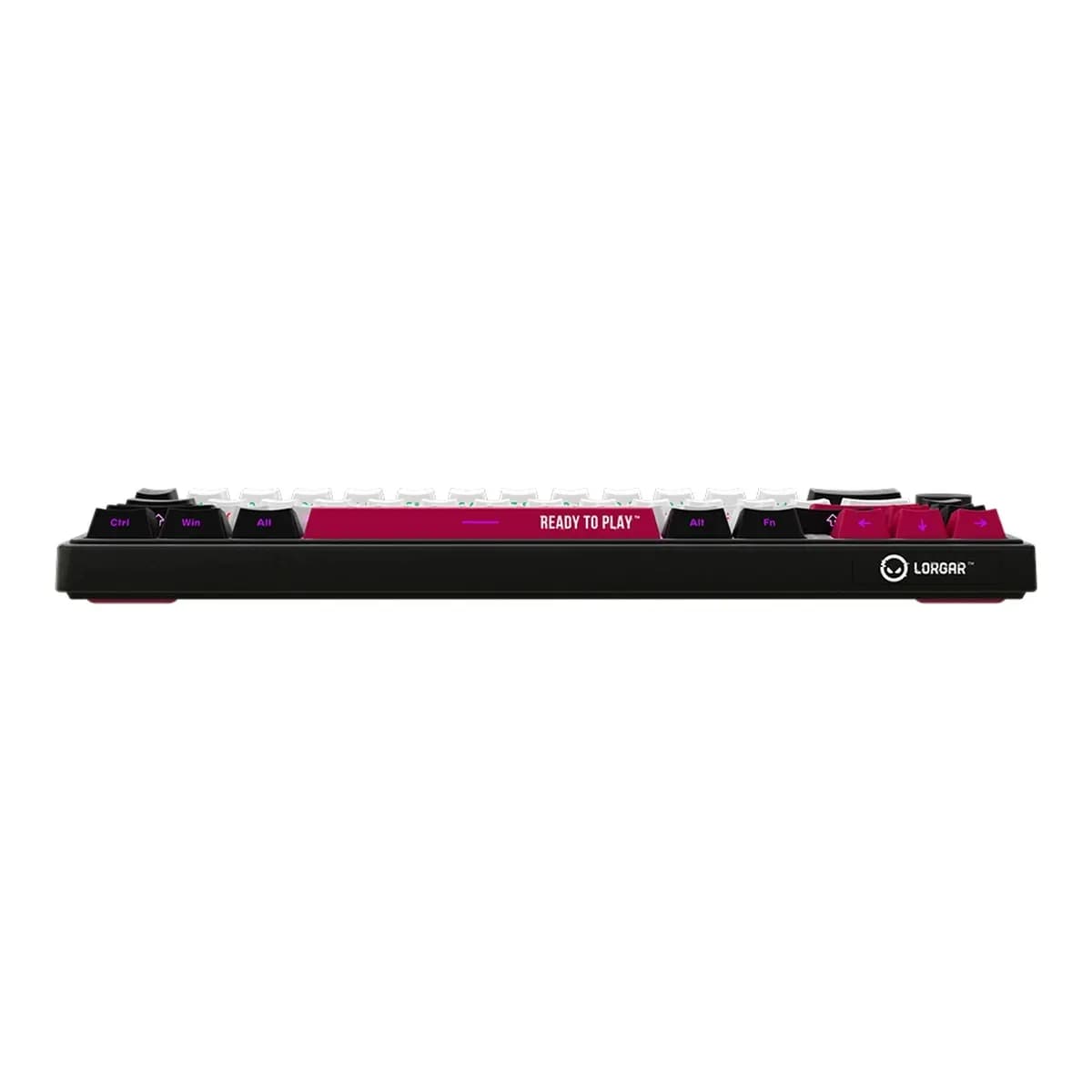 LORGAR Tastatura Bezicna Mehanicka Gaming KBP70MW, Bluetooth/2.4GHz/USB, Toxic Purple Switch, 65%, RGB