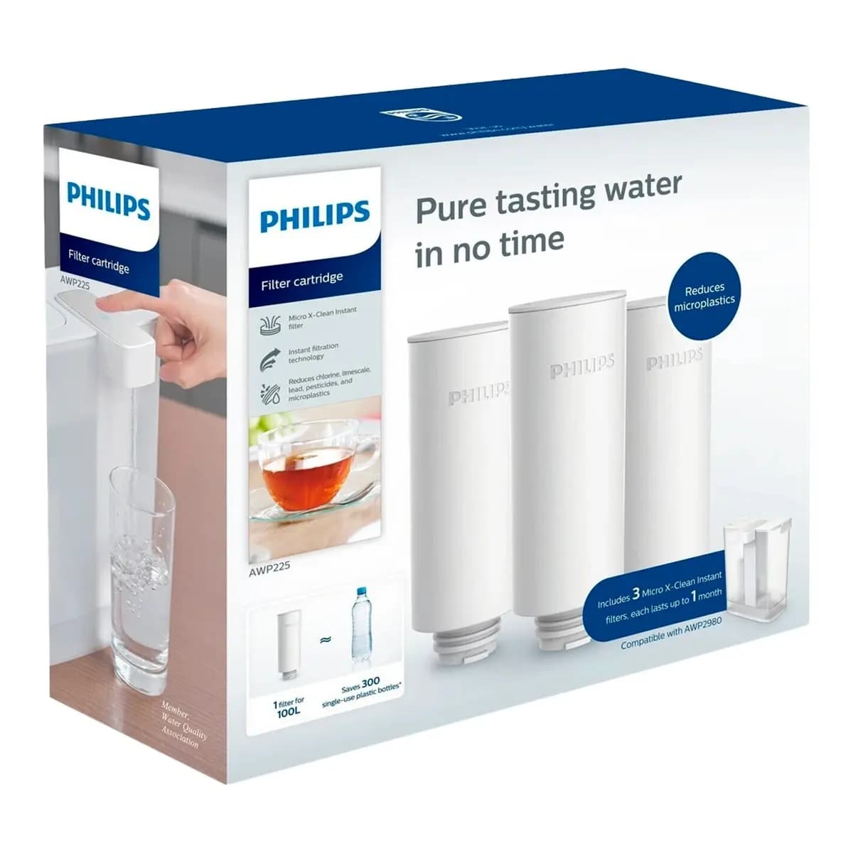 Philips Set Mikro X Clean Filtera - 3 komada, Čista Voda, Dugotrajna Filtracija