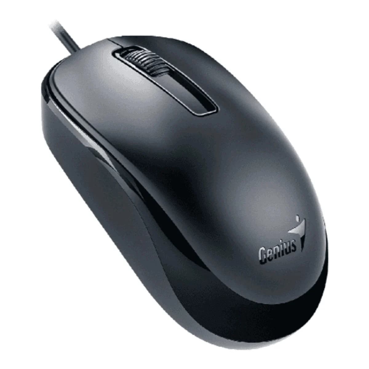Genius miš DX-125, žičani, USBkonektor, optički, 3 tipke,crni