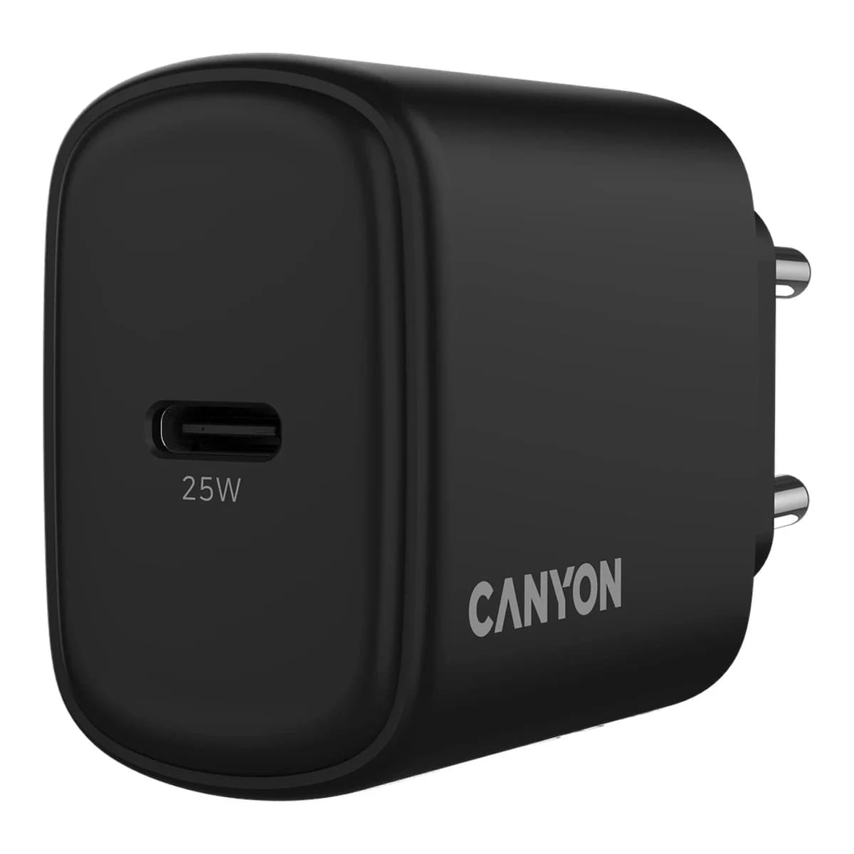 Canyon Punjač OnCharge 250 25W, 1x Power Delivery, EU Utikač, Crni