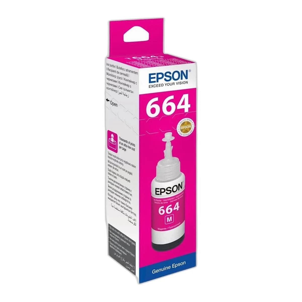 Tinta EPSON EcoTank ITS T6643 Magenta 70ml