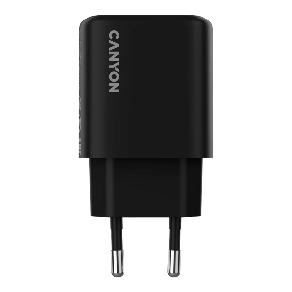 Canyon Punjač OnCharge 250 25W, 1x Power Delivery, EU Utikač, Crni