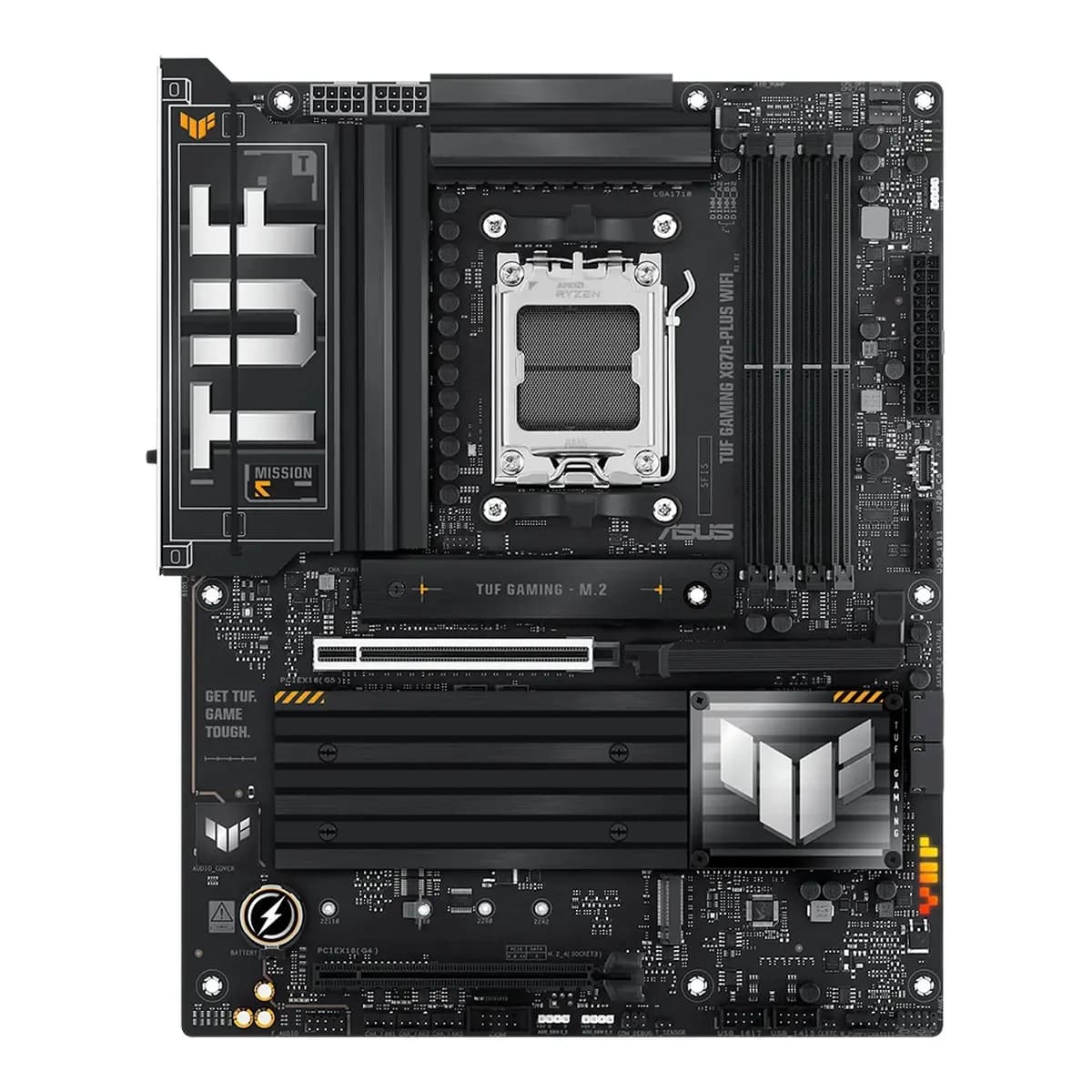 ASUS TUF GAMING X870-PLUS WIFI AM5 ATX matična ploča - DDR5, 4xM.2, PCIe 5.0, WiFi 7