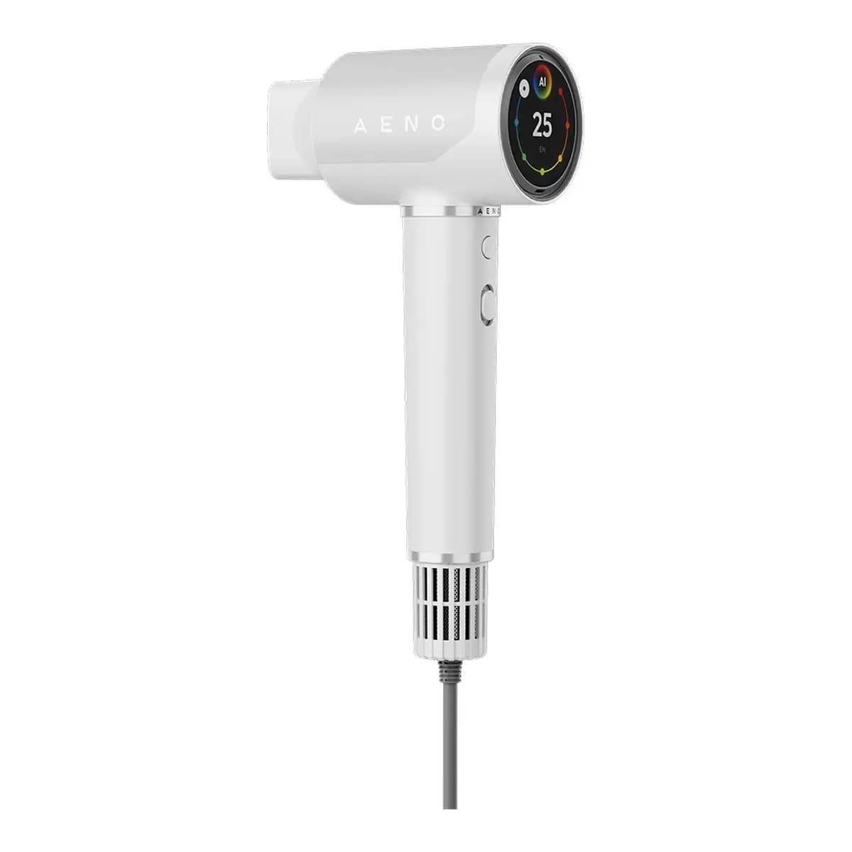 AENO Fen za kosu HD5W White, 1500W, Glasovna kontrola, LCD ekran, Ionizacija, 110000 RPM