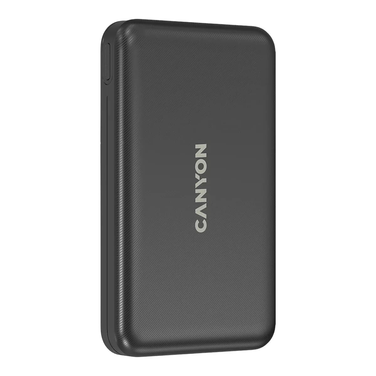 Canyon Eksterni punjač PB-1001 10000 mAh, 18W PD, QC 3.0, Bežično punjenje 10W, Crni