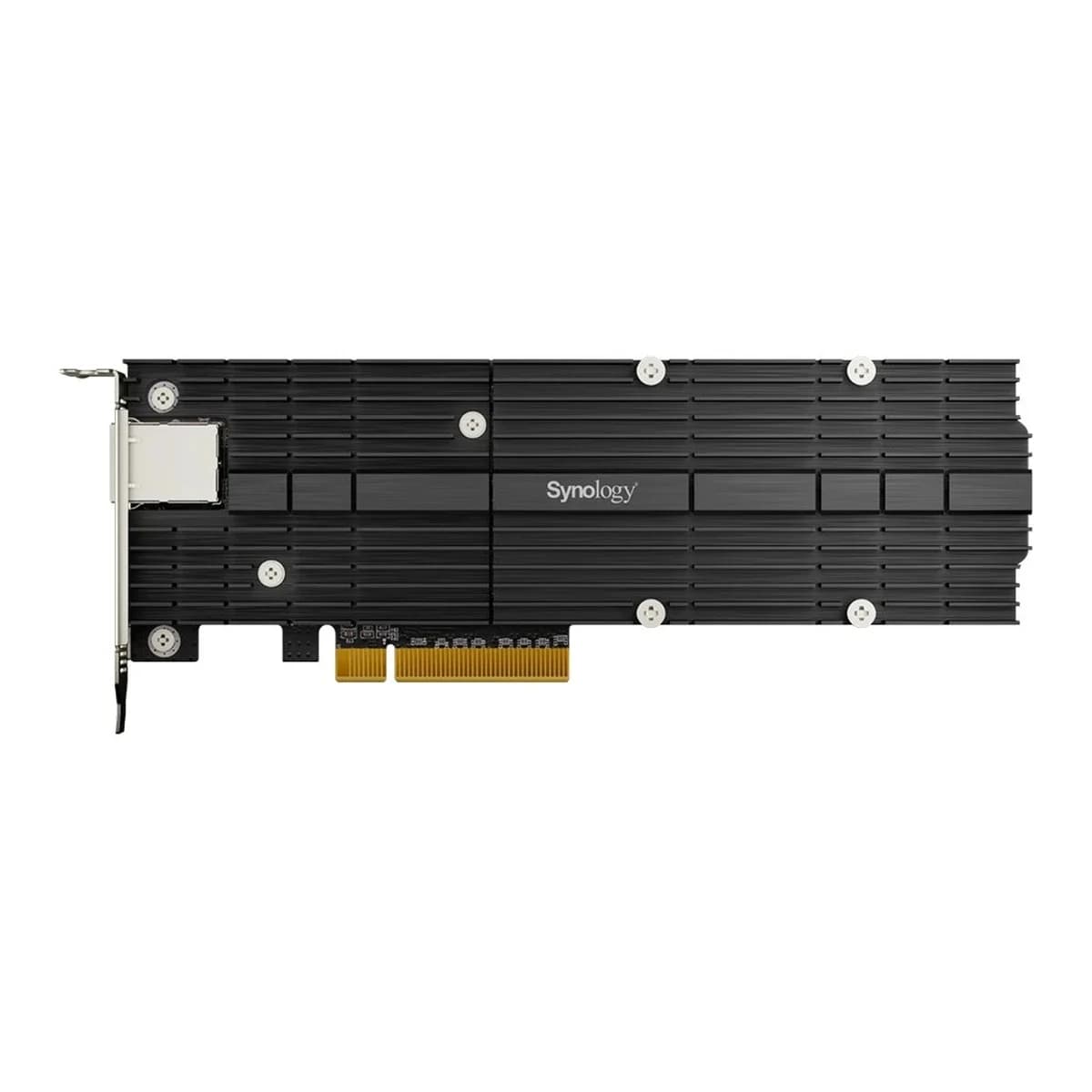 Synology M.2 SSD & 10GbE kombinovana kartica za ubrzanje performansi, PCIe Gen3 x8, podrška za dva M.2 NVMe, 10GbE RJ-45, kompatibilna sa Synology NAS