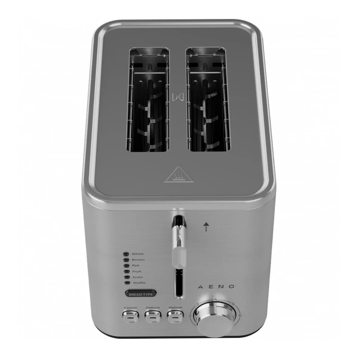 AENO Toster Kuhinjko Mehanički, 2 Slota, 950W, 7 Nivoa Pečenja, Funkcija Odmrzavanja, Inox