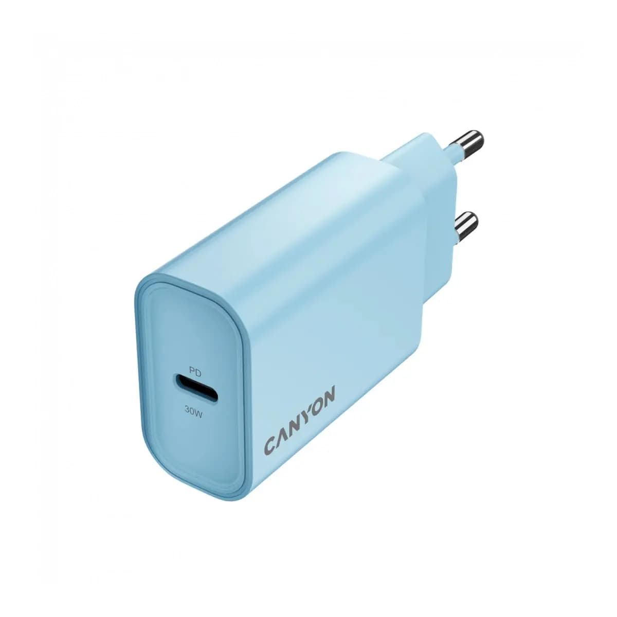 Canyon punjač OnCharge 30CL Max Snaga 30W, 1xPD, EU, Svjetloplavi