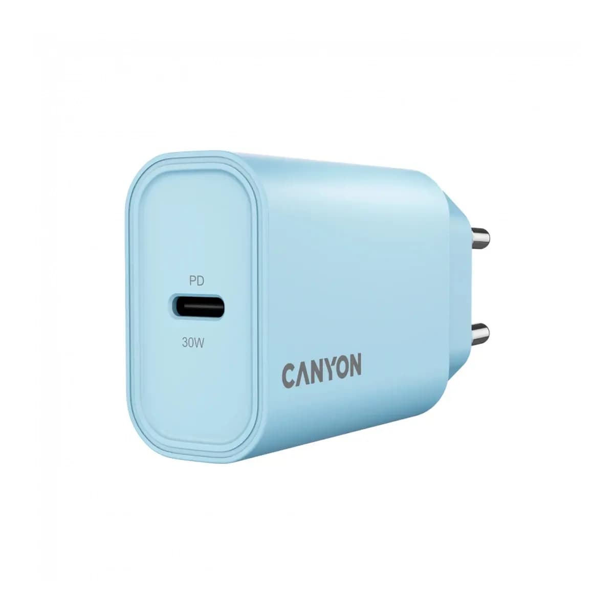 Canyon punjač OnCharge 30CL Max Snaga 30W, 1xPD, EU, Svjetloplavi