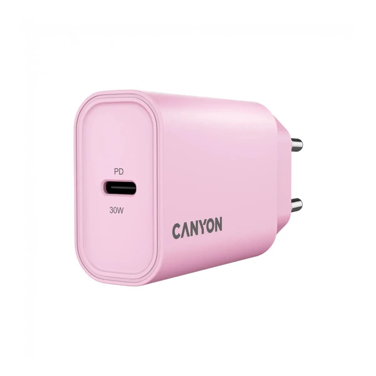 Canyon Punjač OnCharge 30CL Max Snaga 30W, 1xPD, EU, Pink – Brzo punjenje, moderan dizajn