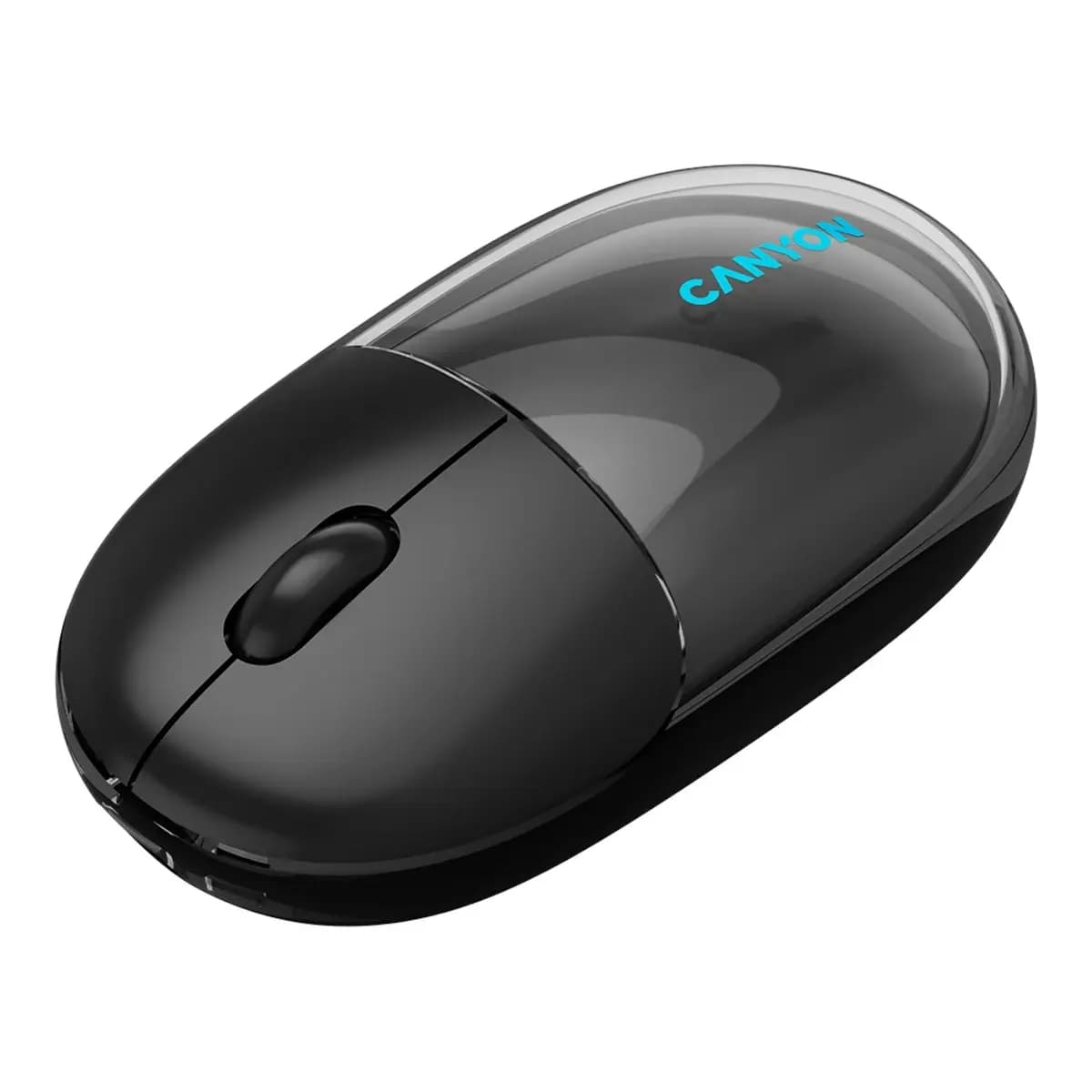 CANYON Mis Bezicni OnClick 24, Bluetooth/2.4GHz, 1200 DPI, Transparentan RGB