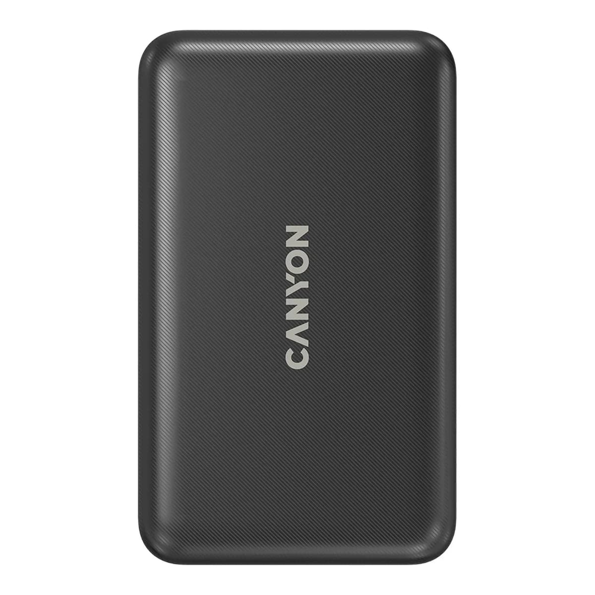 Canyon Eksterni punjač PB-1001 10000 mAh, 18W PD, QC 3.0, Bežično punjenje 10W, Crni