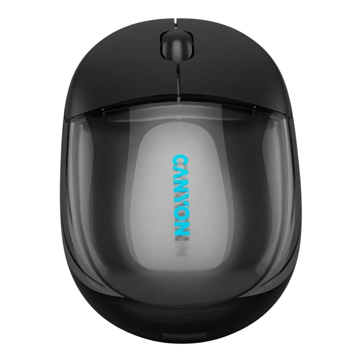 CANYON Mis Bezicni OnClick 24, Bluetooth/2.4GHz, 1200 DPI, Transparentan RGB