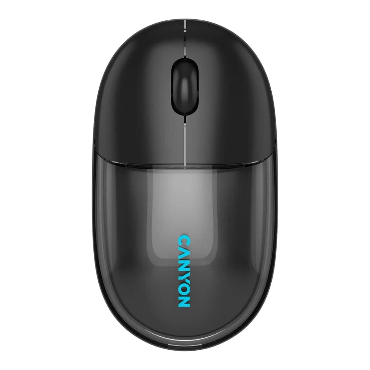 CANYON Mis Bezicni OnClick 24, Bluetooth/2.4GHz, 1200 DPI, Transparentan RGB