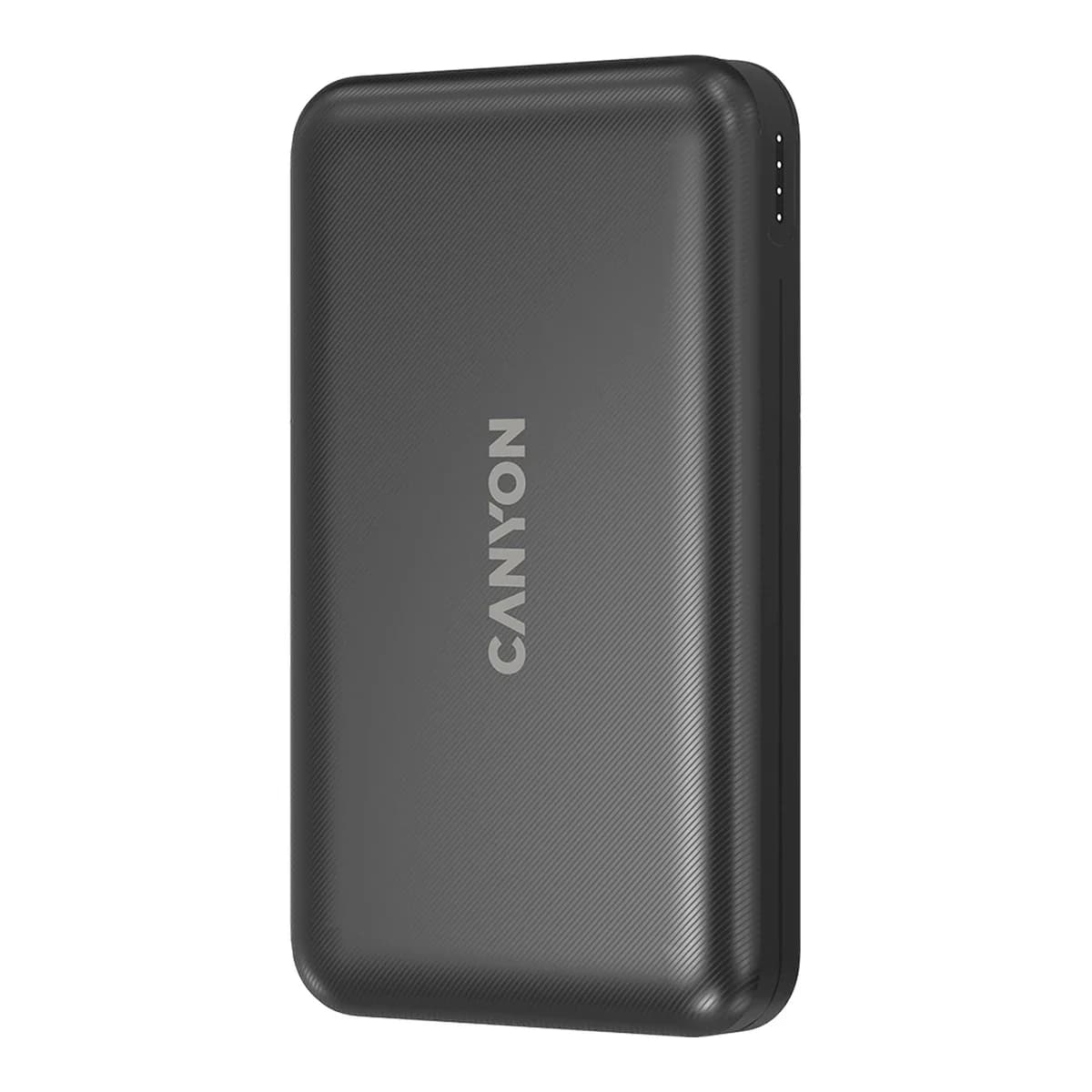 Canyon Eksterni punjač PB-1001 10000 mAh, 18W PD, QC 3.0, Bežično punjenje 10W, Crni