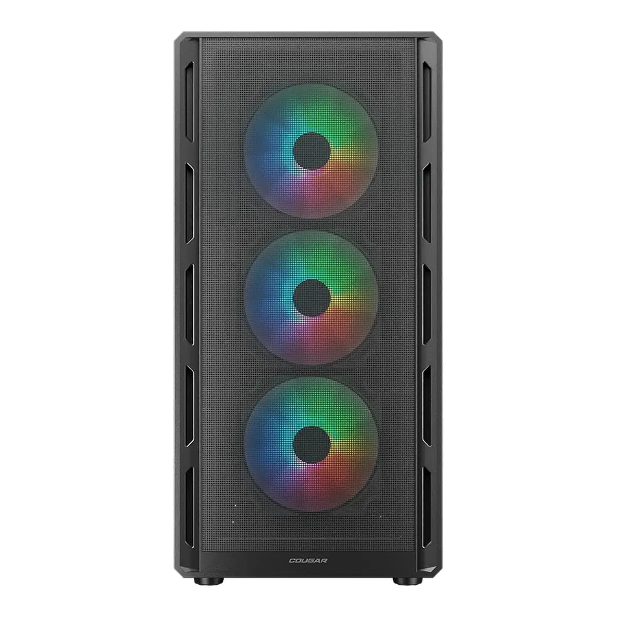 COUGAR Kućište AIRFACE PURE RGB Srednji Toranj, RGB osvjetljenje, Crno, Stakleni panel