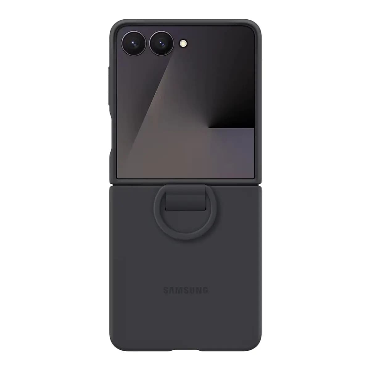 Samsung Silikonska maska za Galaxy Z Flip7 Crna, zaštita, savršeno pristajanje, lagana, premium osjećaj