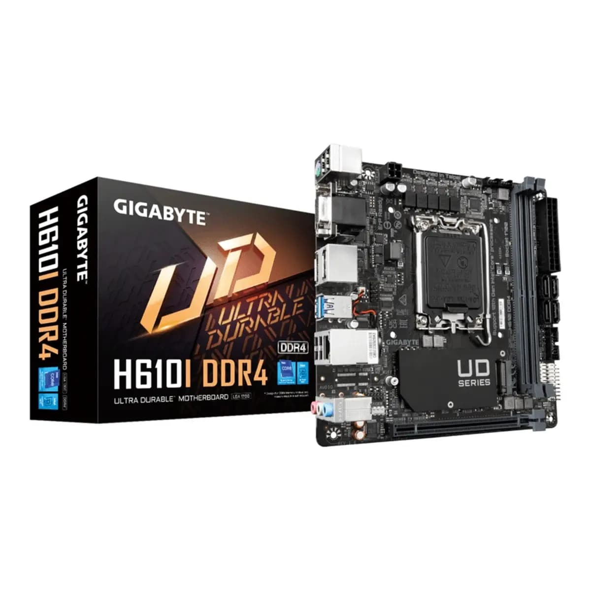 Gigabyte MB H610I DDR4LGA 1700; PCIe 4.0; Intel H6104xDDR4,VGA,HDMI,2xDP, mini ITX