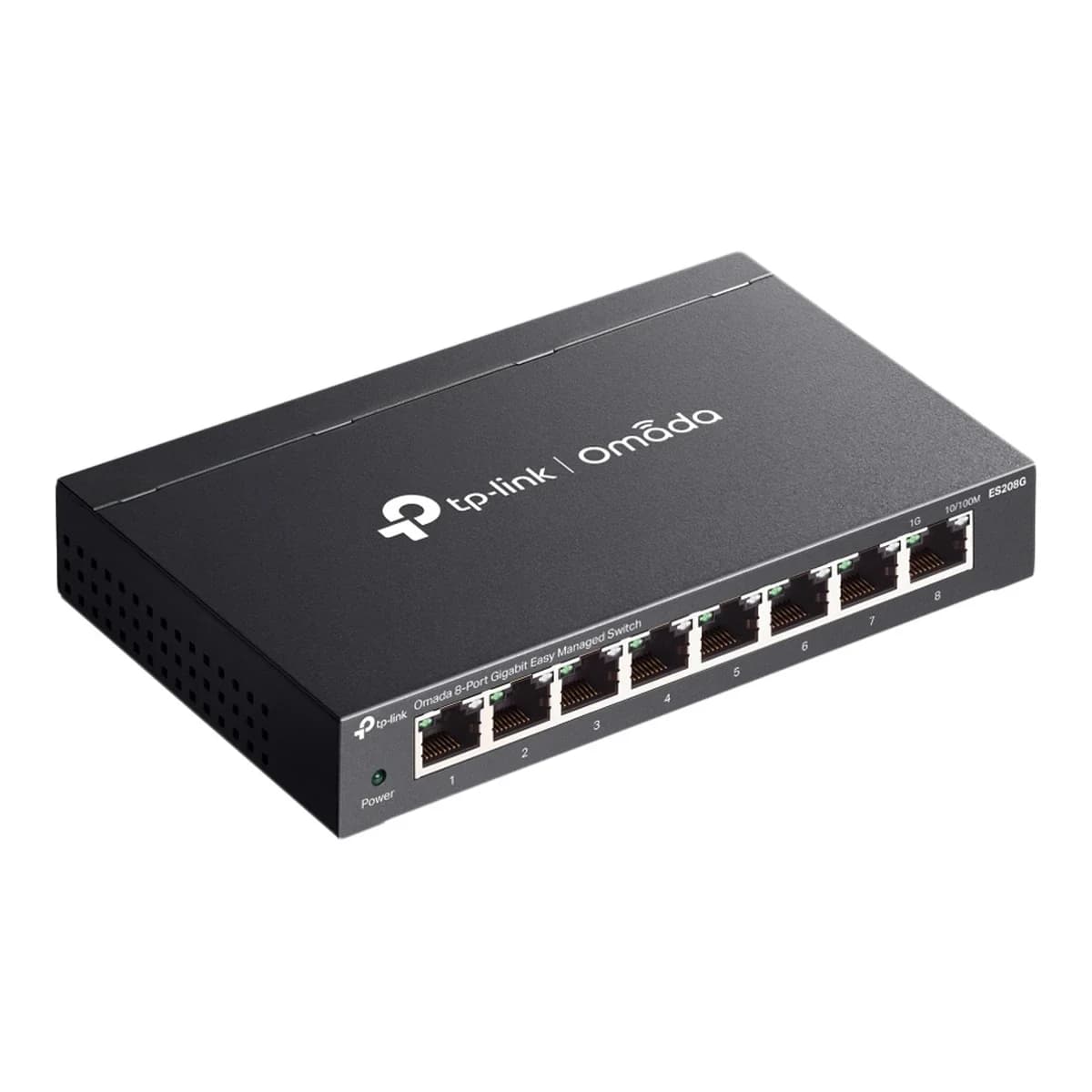 TP-LINK Switch 8-Port Gigabit Omada ES208G, Managed, VLAN, QoS, Desktop/Wallmount