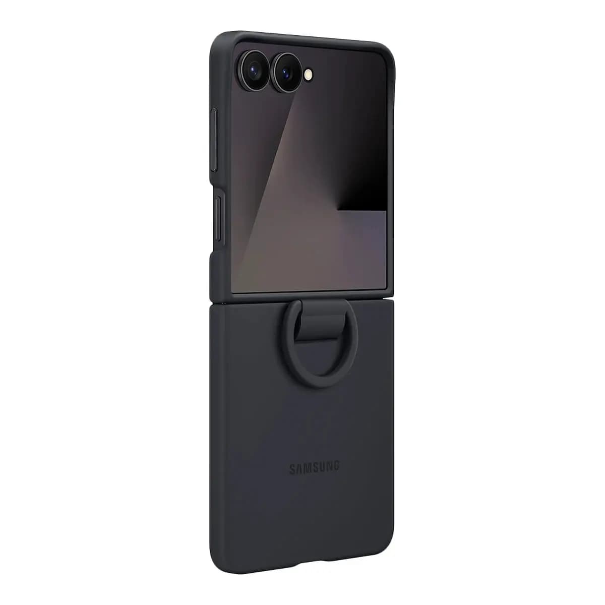Samsung Silikonska maska za Galaxy Z Flip7 Crna, zaštita, savršeno pristajanje, lagana, premium osjećaj
