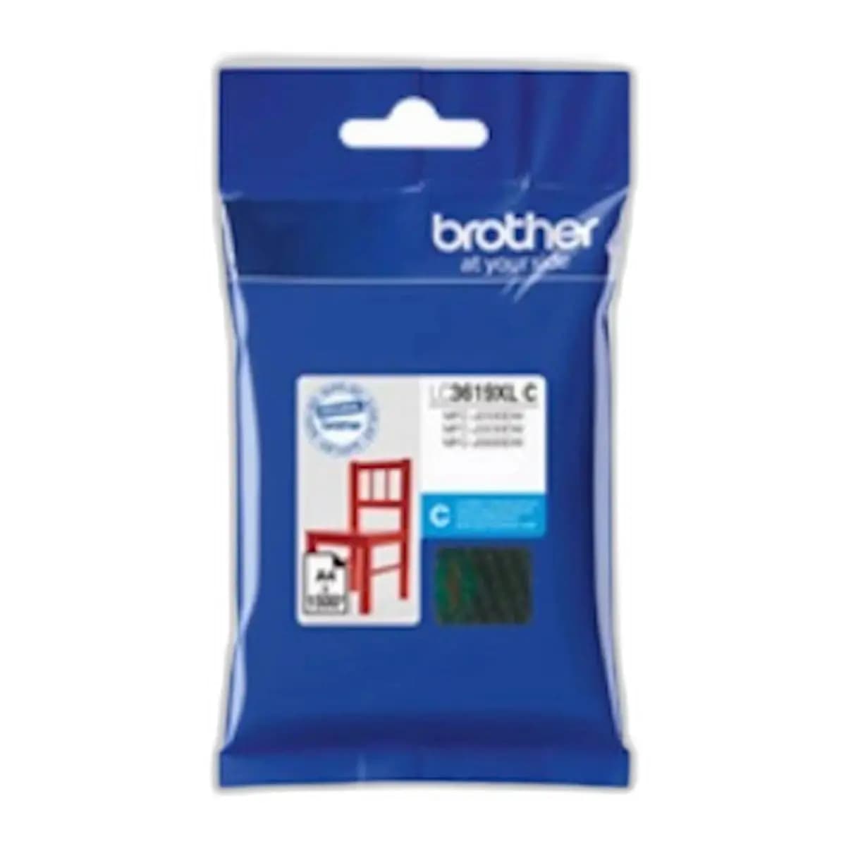 Tinta BROTHER LC3619XLC