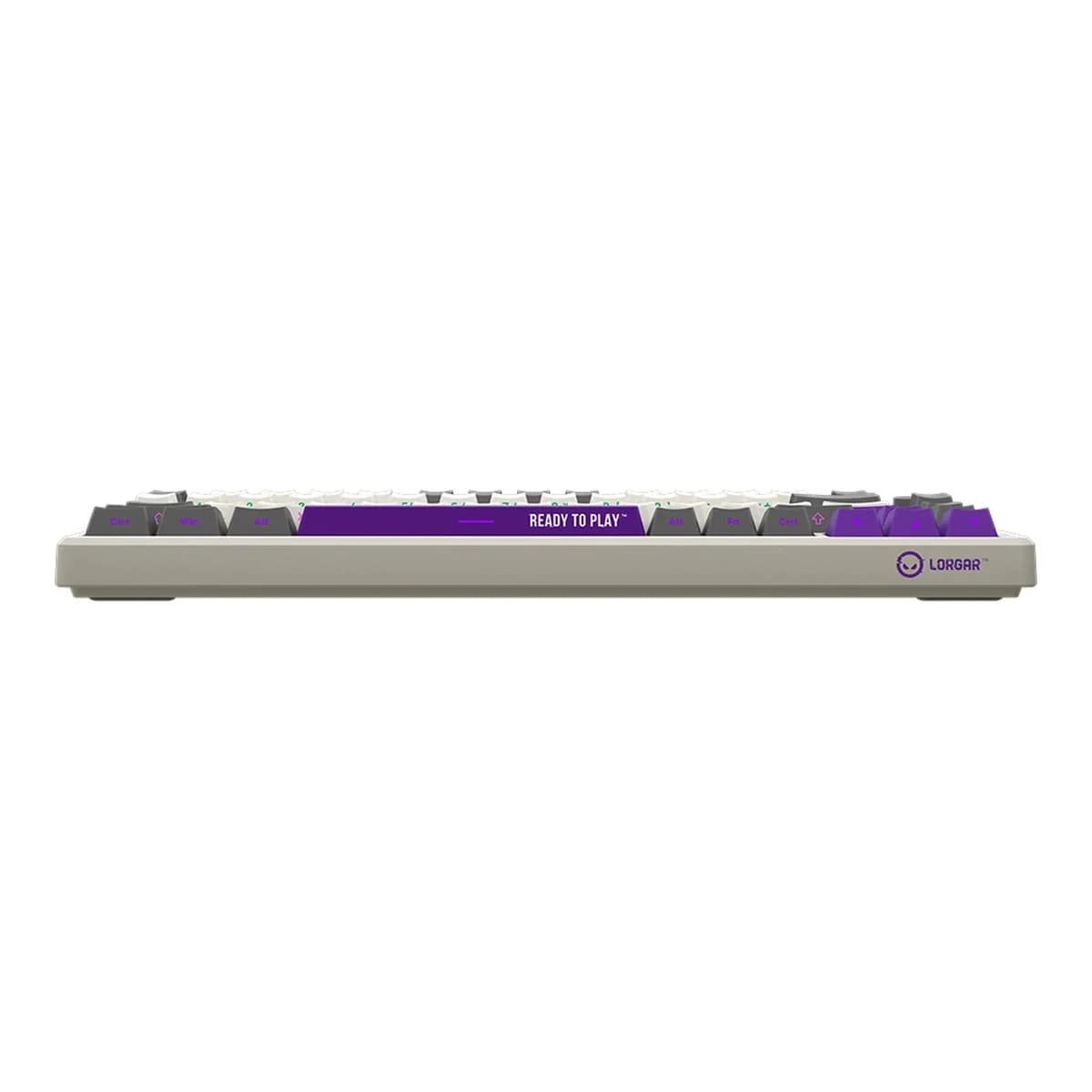 LORGAR Tastatura Bezicna Mehanicka Gaming KBP7075W, Bluetooth/2.4GHz/USB, Toxic Purple Switch, 75%, RGB OLED