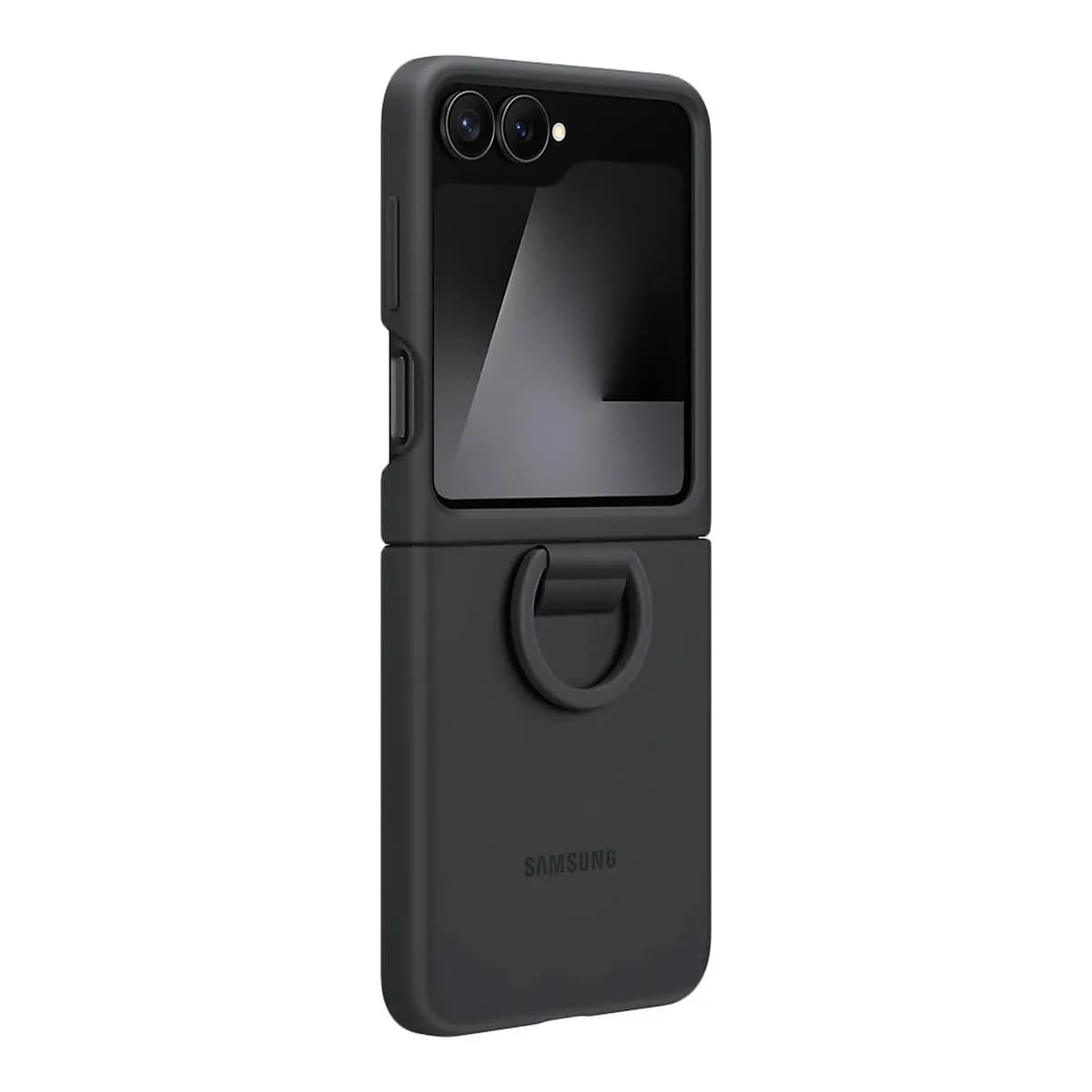 Samsung Silikonska Maskica za Galaxy Z Flip7 FE Crna, Tanka, Protuklizna, Elegantna