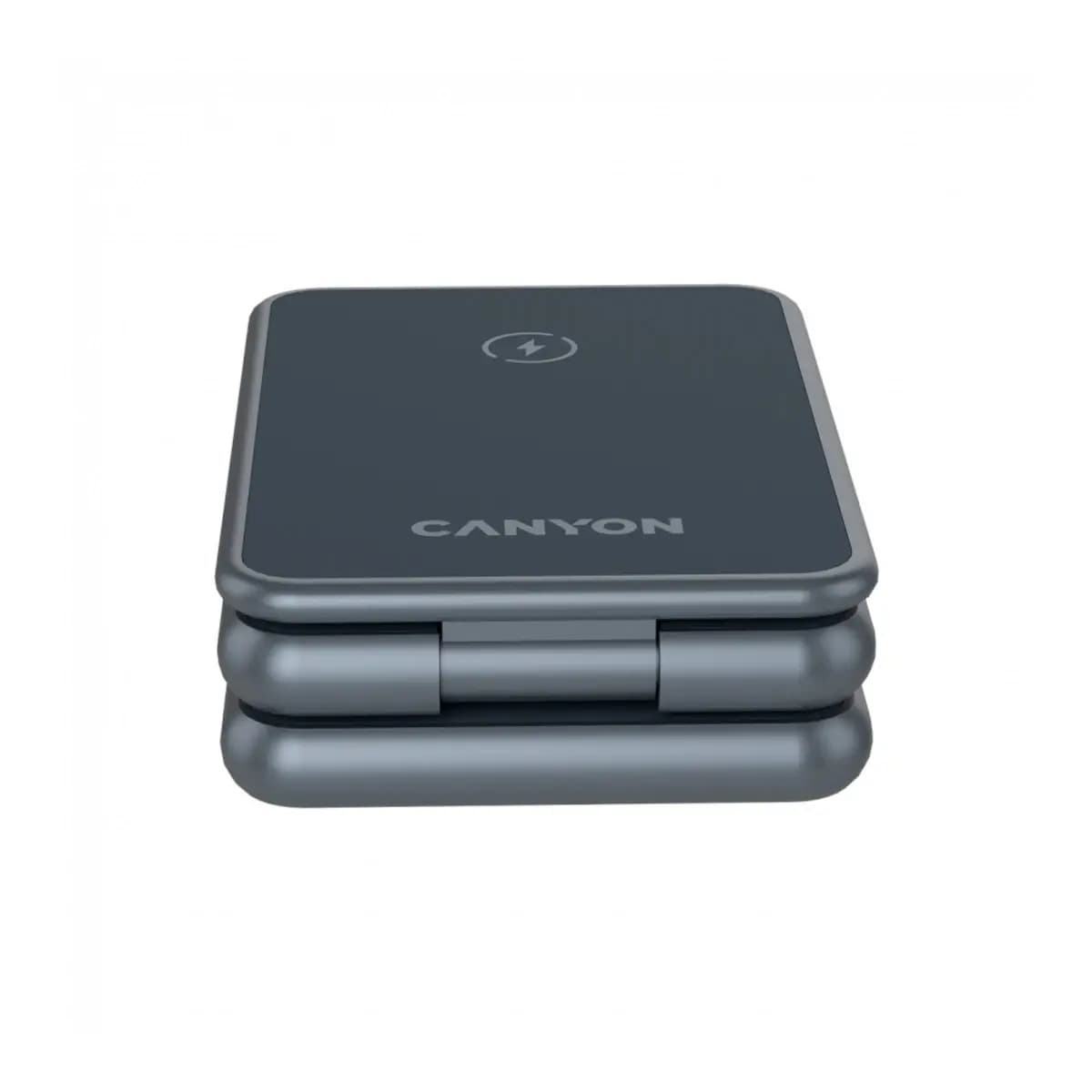 Canyon Sklopivi bežični punjač OnCharge 309 15W 3u1 Metal, brzo punjenje, univerzalna kompatibilnost, kompaktan dizajn