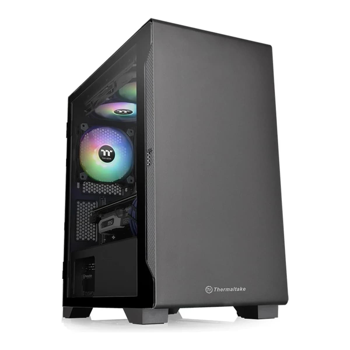 Thermaltake S100 TG Micro case tempered glass, 1x 120mm fan