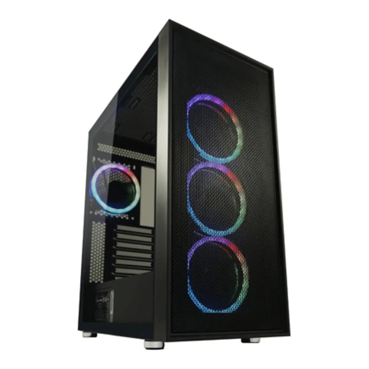 LC-Power Case Gaming 802B 4x 120mm RGB fans Black_Wanderer_X - ATX gaming case
