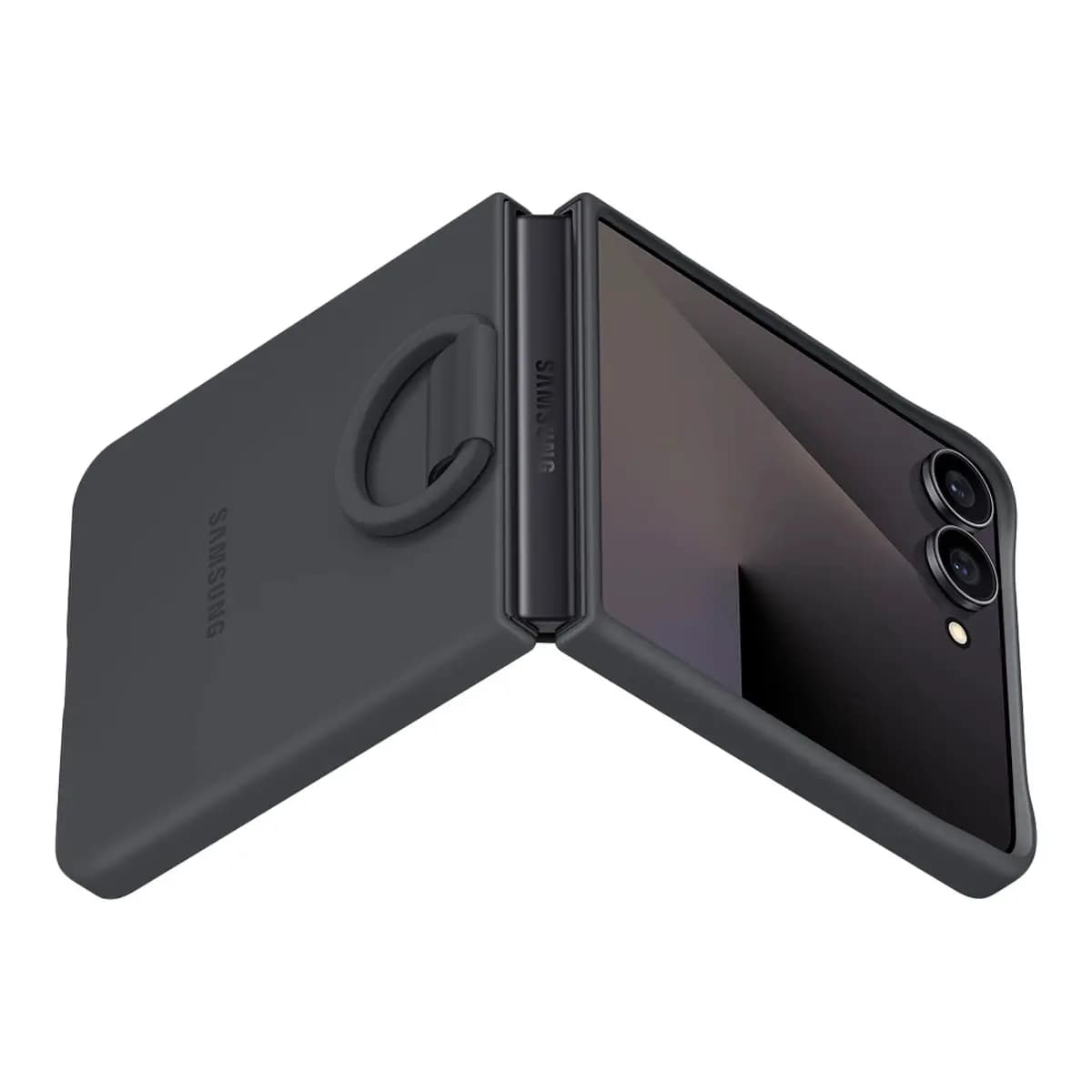 Samsung Silikonska maska za Galaxy Z Flip7 Crna, zaštita, savršeno pristajanje, lagana, premium osjećaj