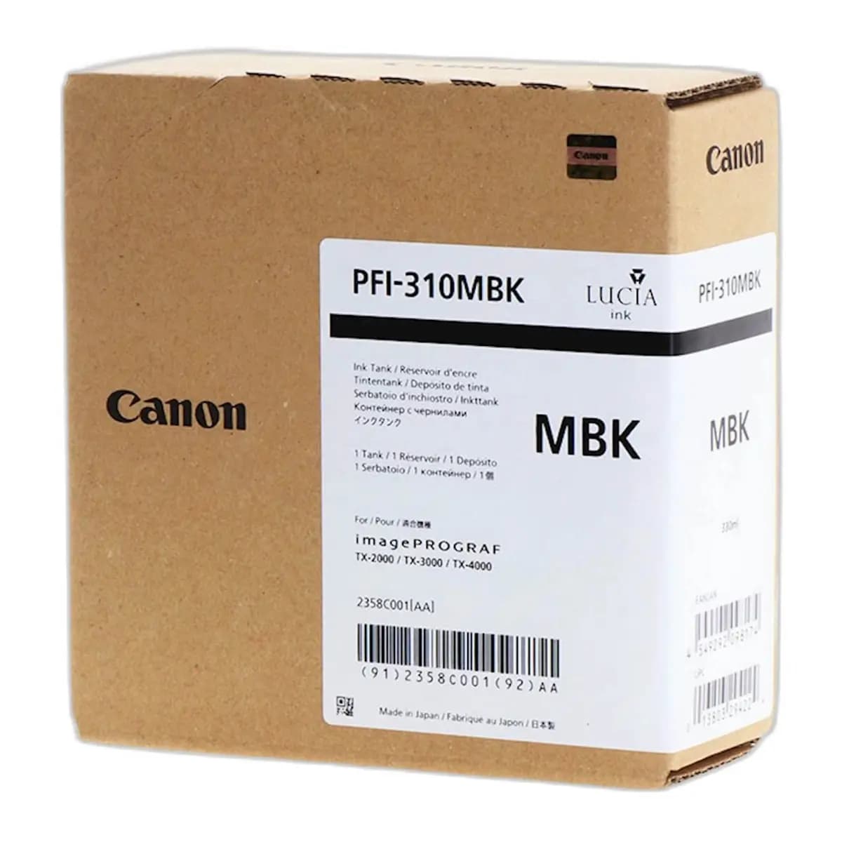 Canon tinta PFI-310 MBK