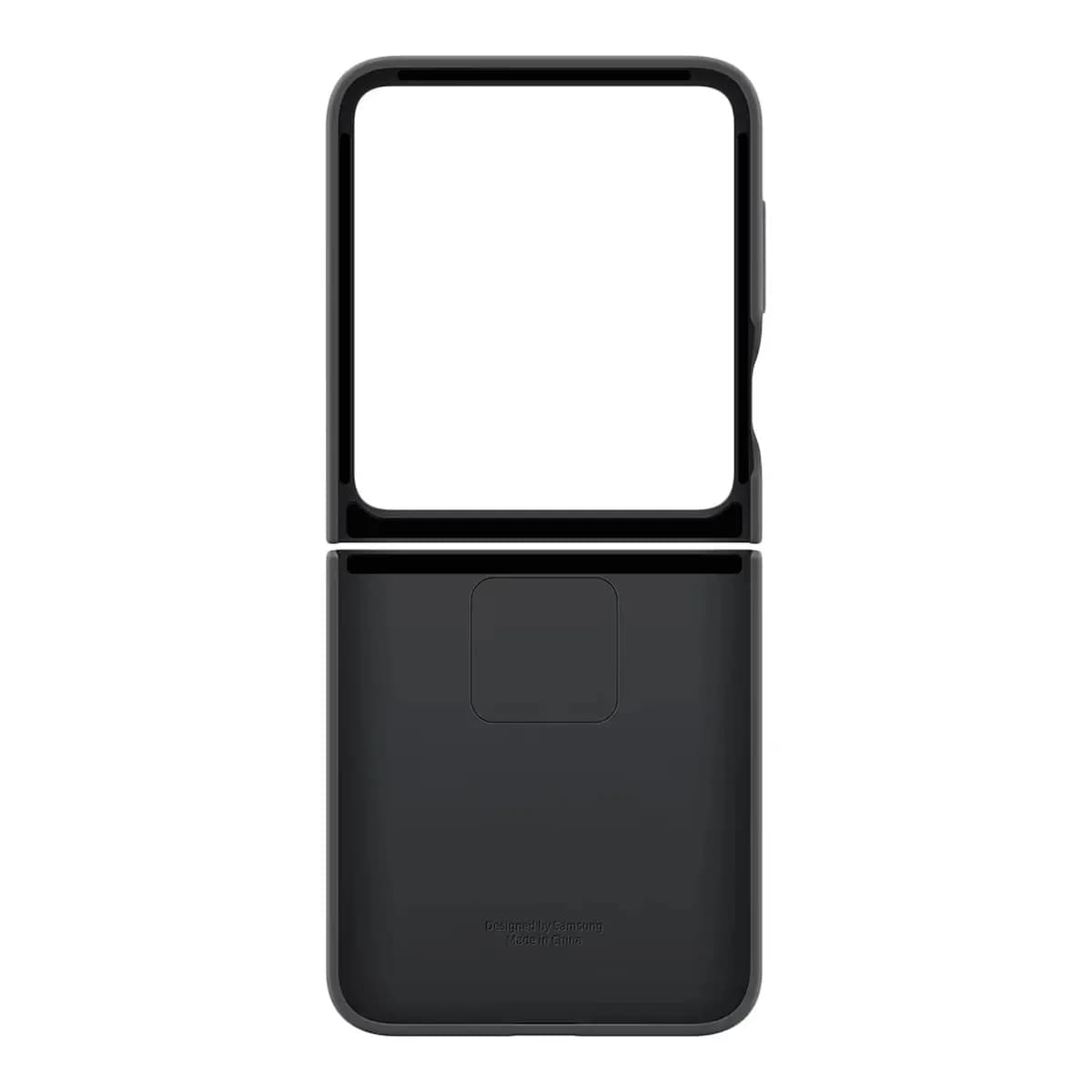 Samsung Silikonska Maskica za Galaxy Z Flip7 FE Crna, Tanka, Protuklizna, Elegantna