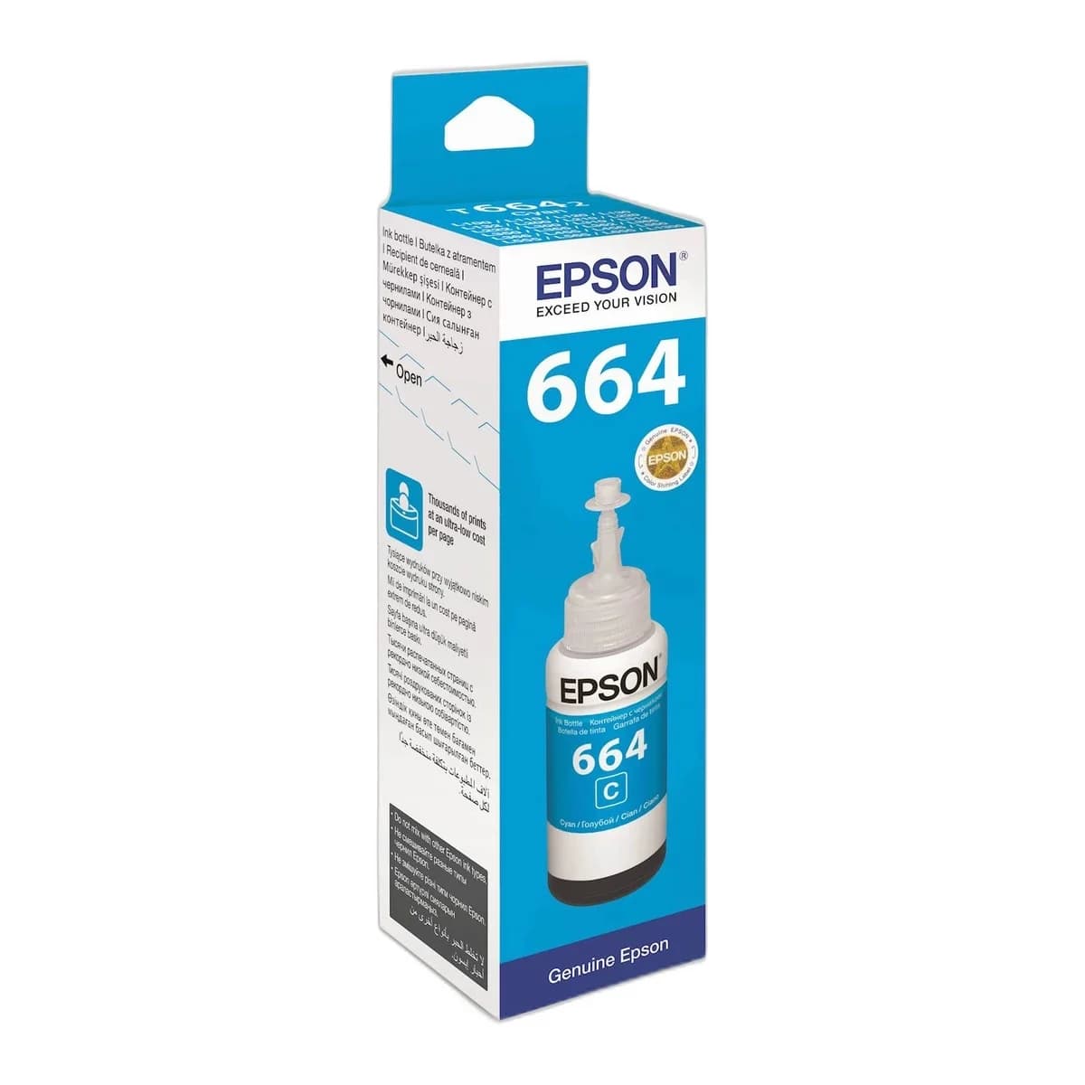 Tinta EPSON EcoTank ITS T6642 Cyan 70ml