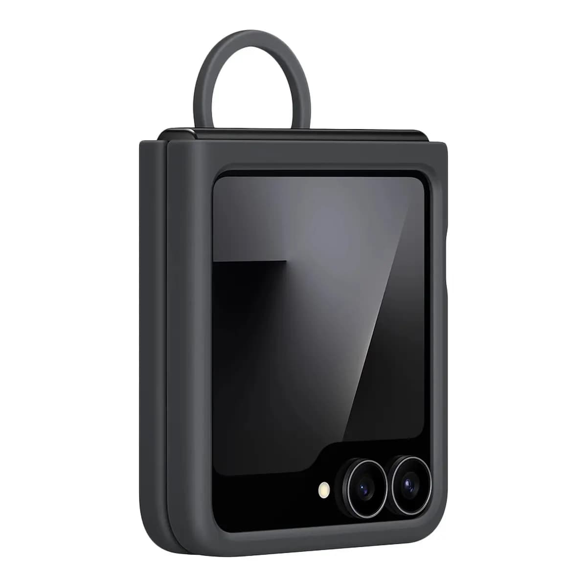 Samsung Silikonska Maskica za Galaxy Z Flip7 FE Crna, Tanka, Protuklizna, Elegantna