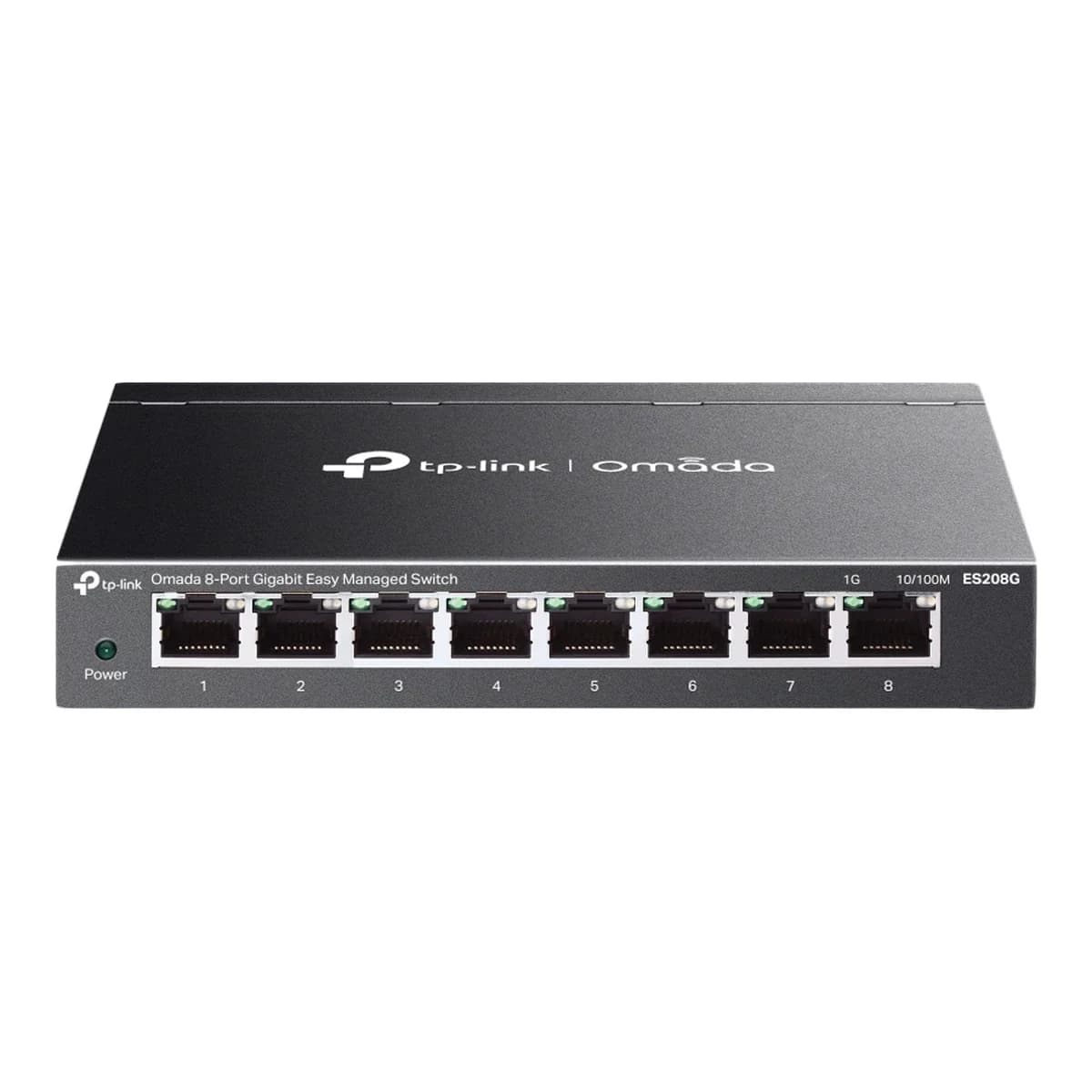 TP-LINK Switch 8-Port Gigabit Omada ES208G, Managed, VLAN, QoS, Desktop/Wallmount