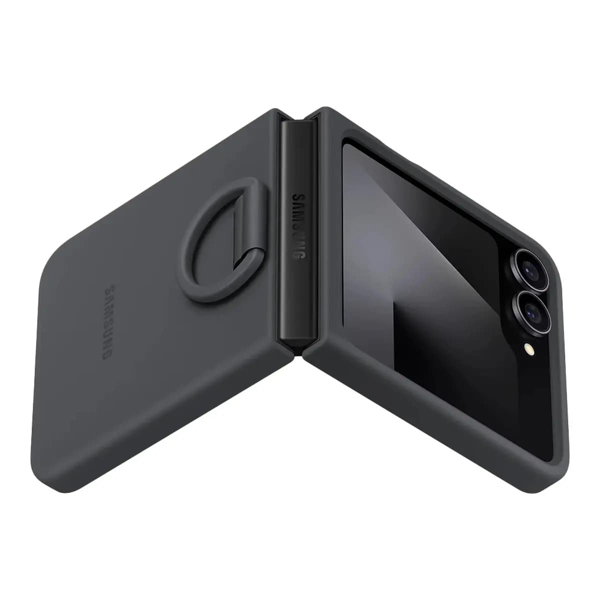 Samsung Silikonska Maskica za Galaxy Z Flip7 FE Crna, Tanka, Protuklizna, Elegantna