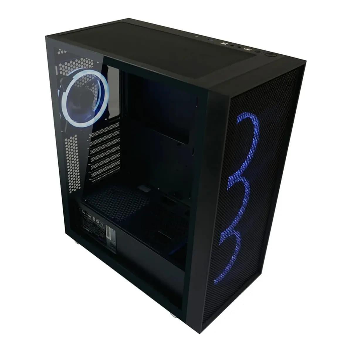 LC-Power Case Gaming 802B 4x 120mm RGB fans Black_Wanderer_X - ATX gaming case