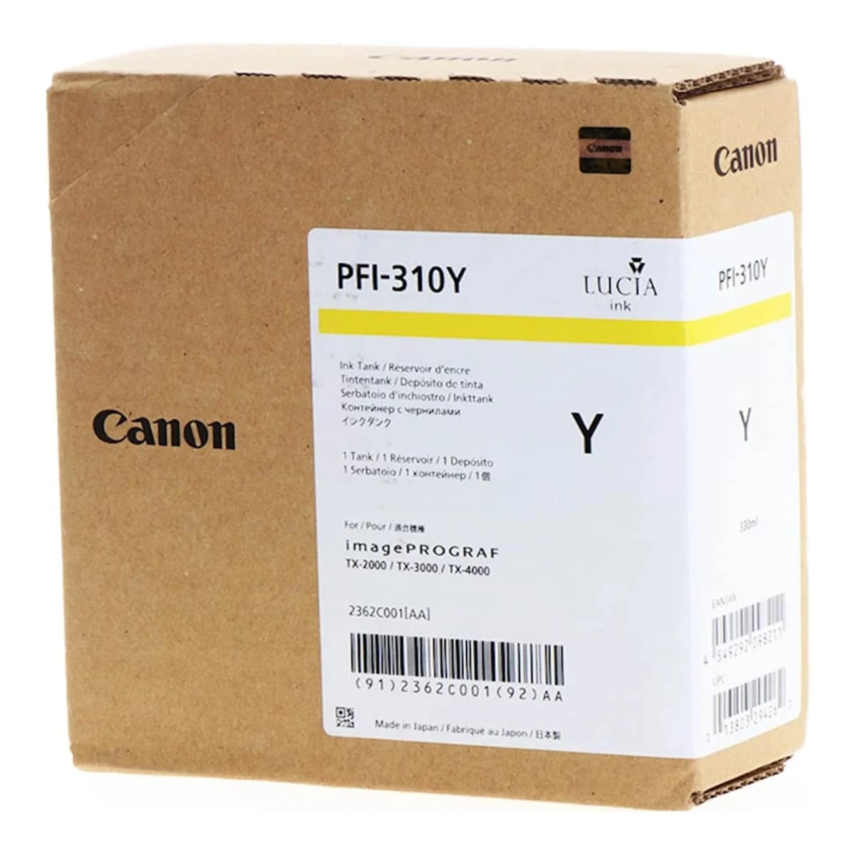 Canon tinta PFI-310 Yellow