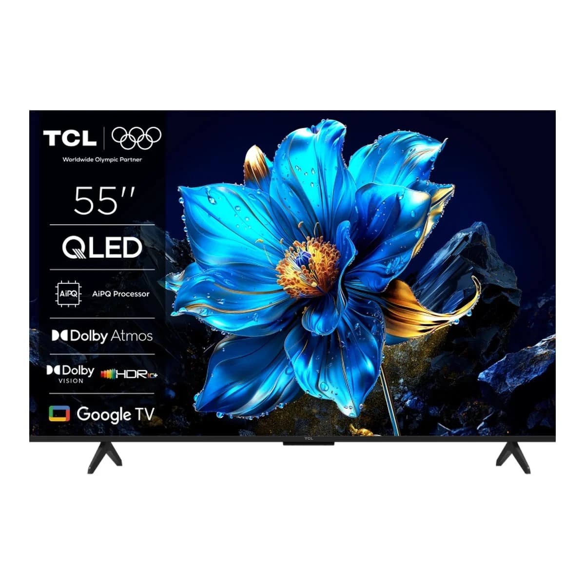 TCL TV 55" 4K QLED 55P7K, Google TV, HDR multi-format, Dolby Atmos, Game Master