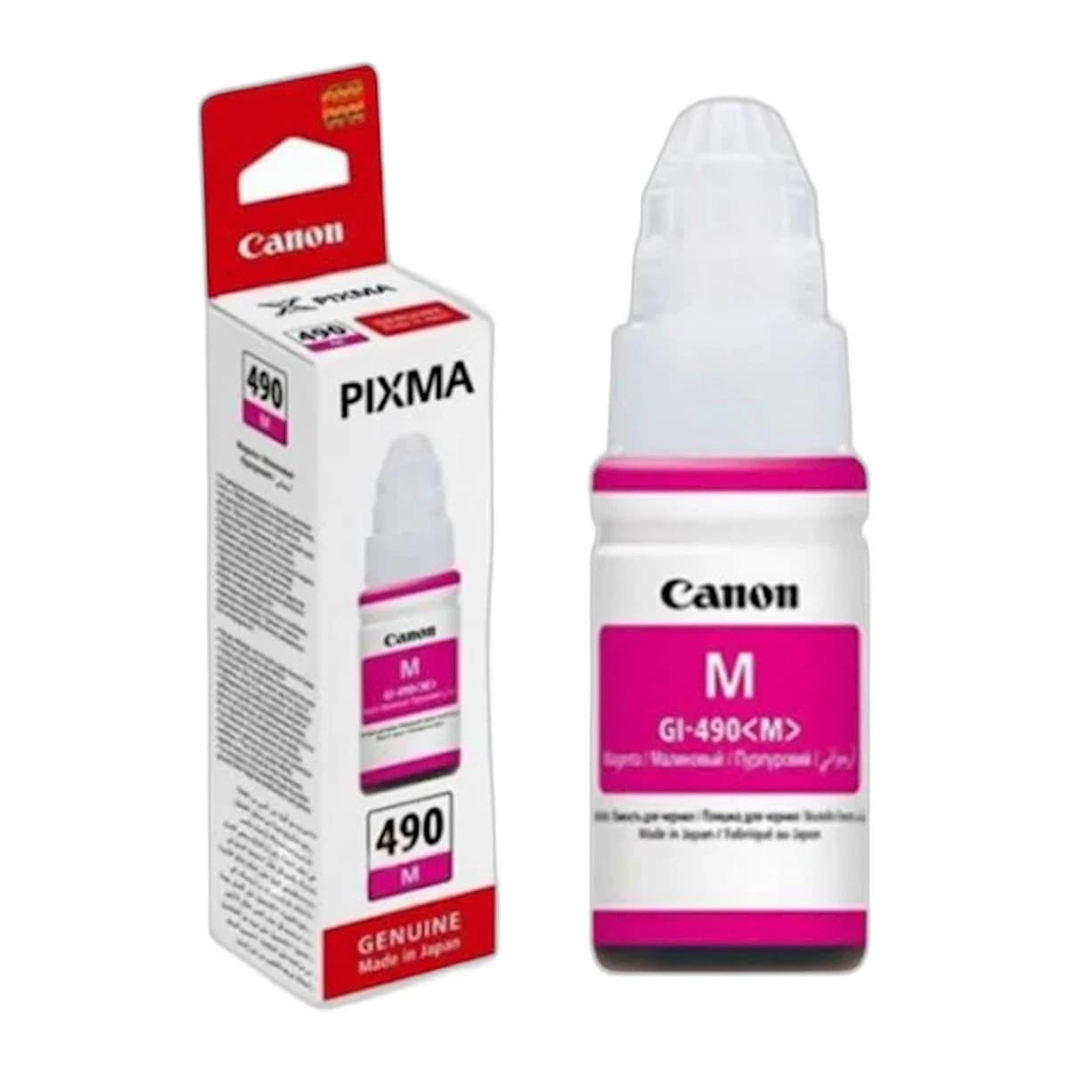 CANON Tinta GI490M - Originalna Magentna, Visok Kapacitet