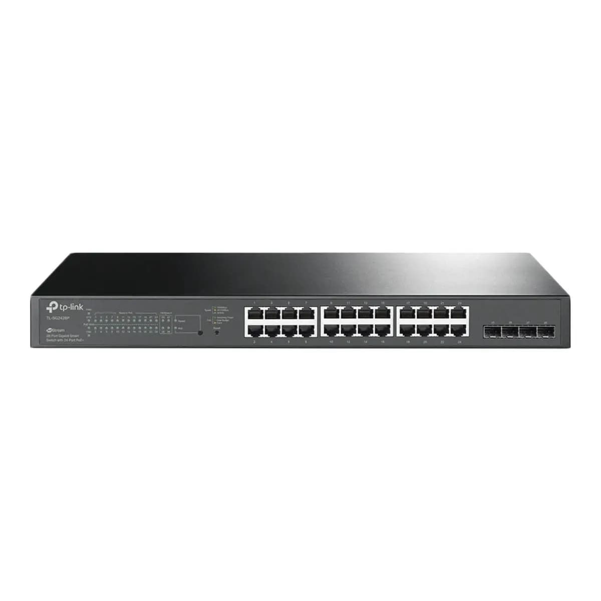 TP-LINK Switch 28-Port Gigabit SG2428P Omada, Smart Managed, 24x PoE+ 250W, 4x SFP, Rackmount