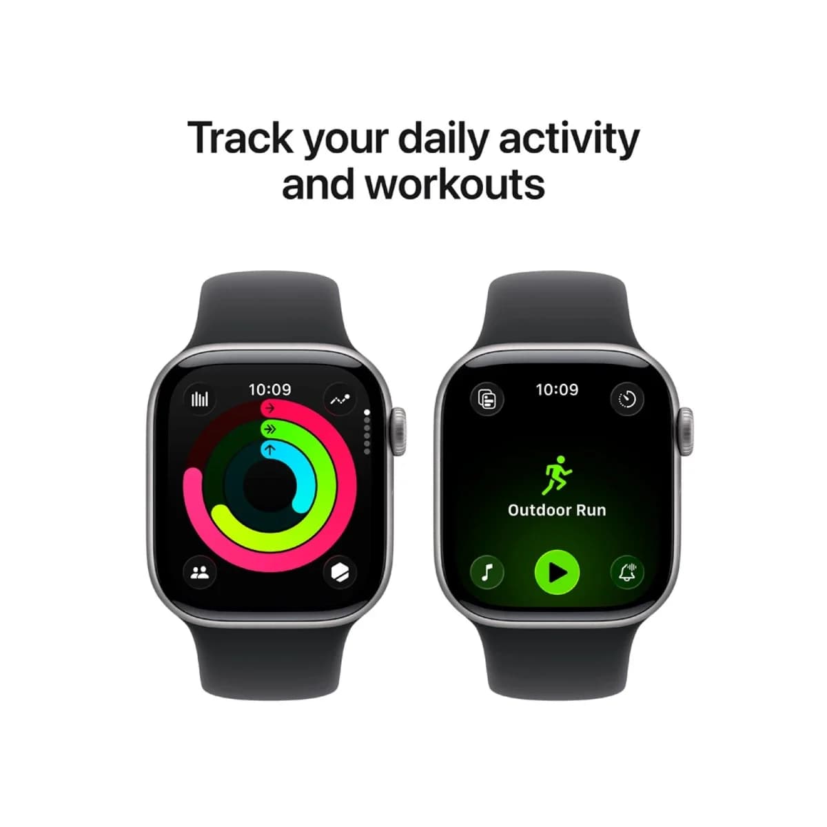 Apple Watch Series 11 GPS 42mm MEQW4ET/A Kućište Aluminij, Crna Sport Narukvica